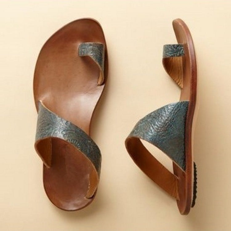Summer Women's Sandals Holding Shoes Cover Finger Flat Bottom