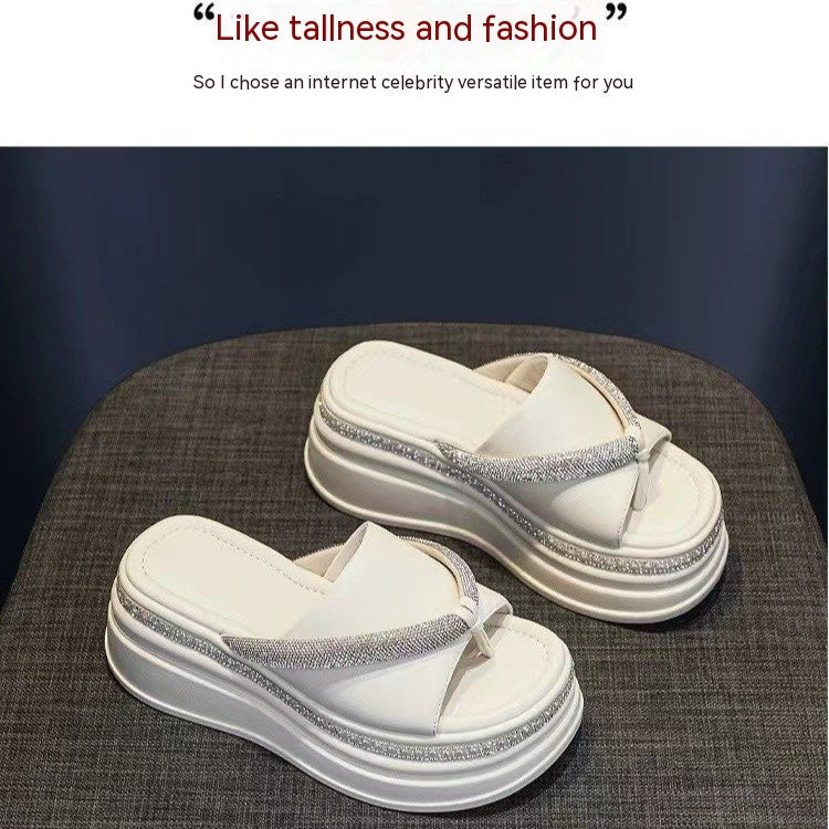 Stylish Height Increasing Summer Outdoor Wear Ladies' Sandals