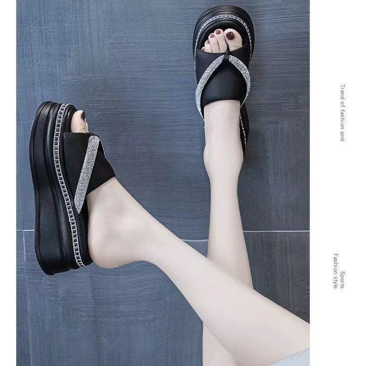 Stylish Height Increasing Summer Outdoor Wear Ladies' Sandals