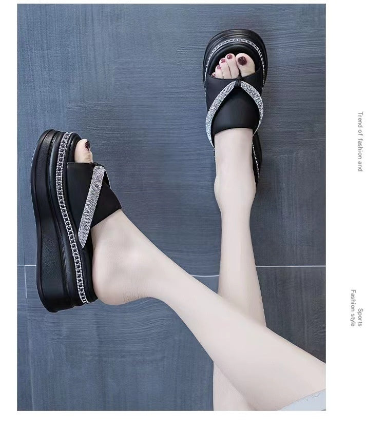 Stylish Height Increasing Summer Outdoor Wear Ladies' Sandals