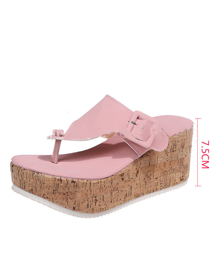 Summer New Wedge Women's Buckle Sandals