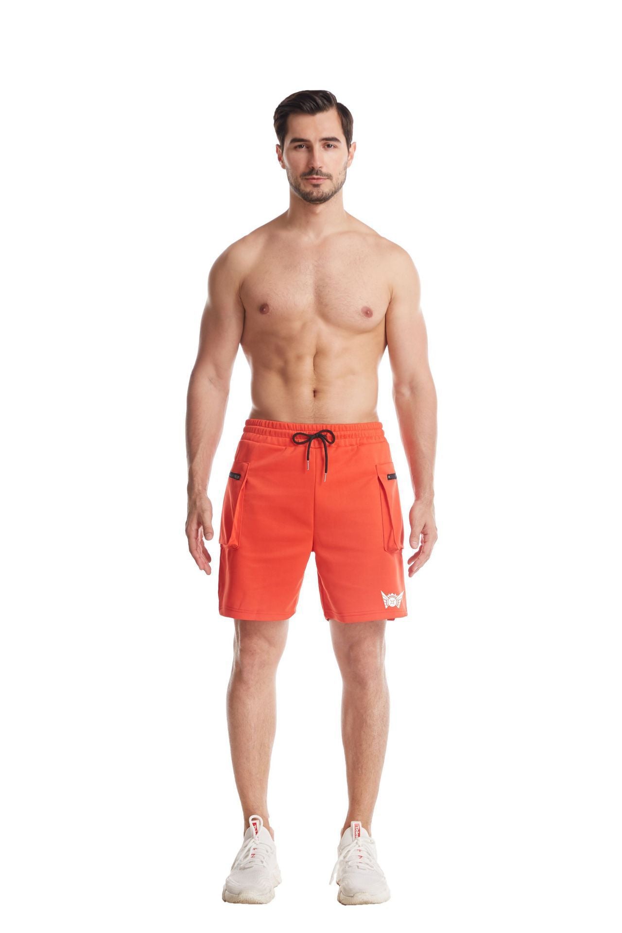 Men's Breathable Training Cool Five Quarter Pants For Summer Casual Wear