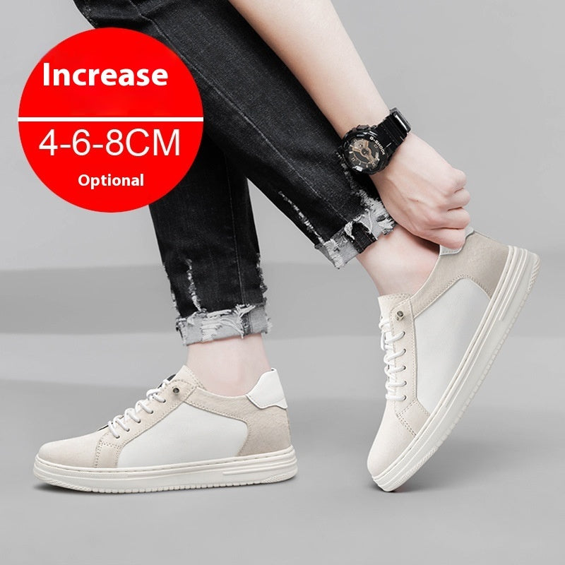 Men's Invisible Height-increasing Shoes 8CM Sneaker Height Increasing 6 Casual Sneakers Fashion