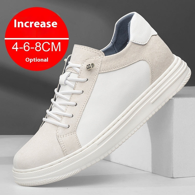 Men's Invisible Height-increasing Shoes 8CM Sneaker Height Increasing 6 Casual Sneakers Fashion