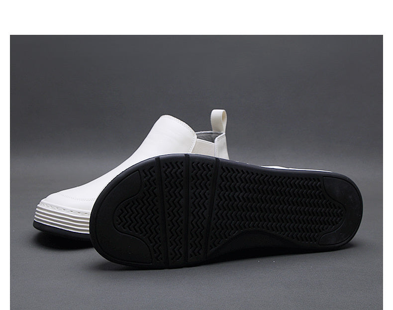 White High Top Shoes For Men Korean Version