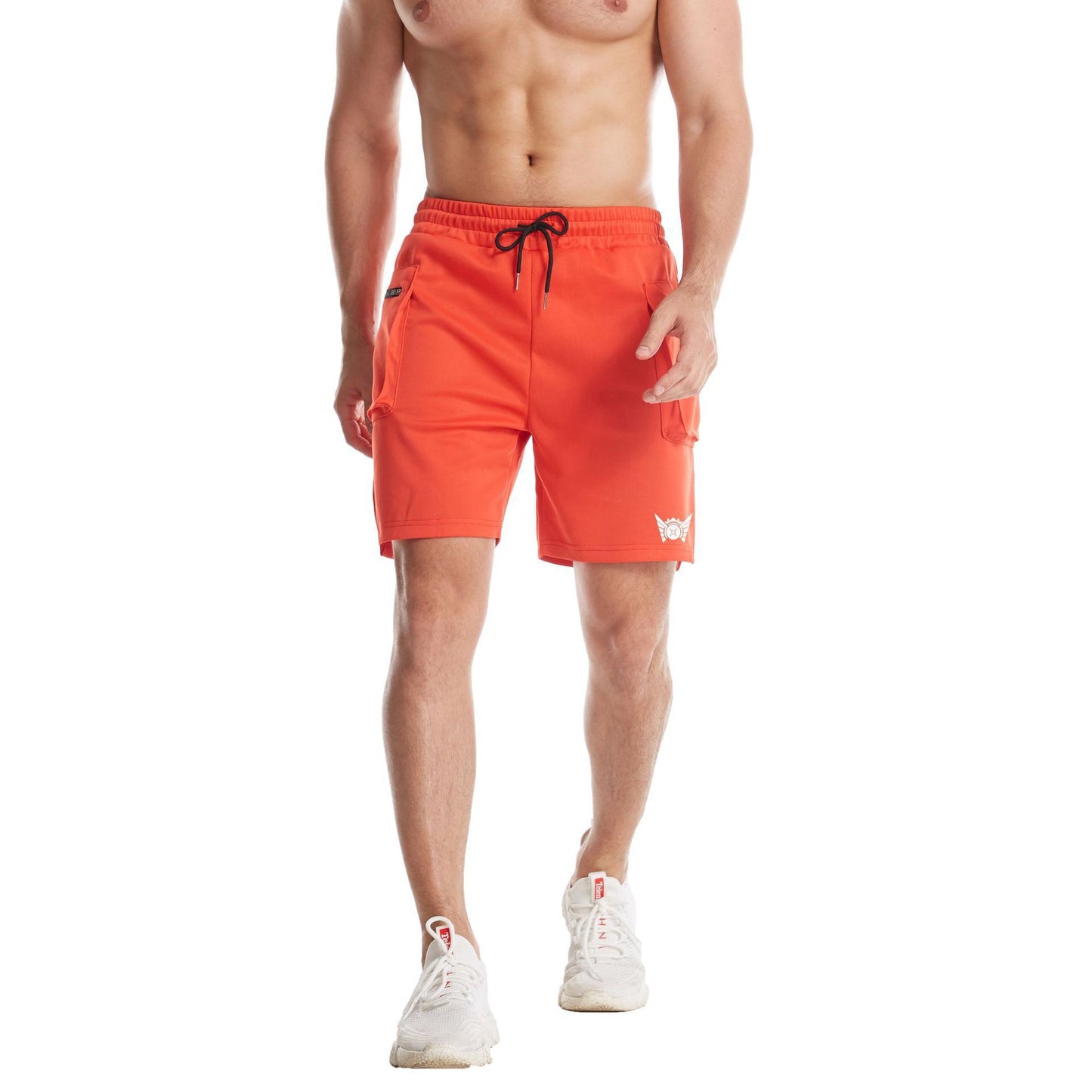 Men's Breathable Training Cool Five Quarter Pants For Summer Casual Wear