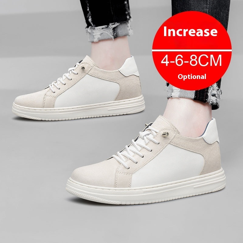 Men's Invisible Height-increasing Shoes 8CM Sneaker Height Increasing 6 Casual Sneakers Fashion