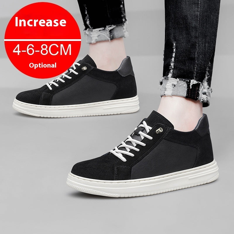 Men's Invisible Height-increasing Shoes 8CM Sneaker Height Increasing 6 Casual Sneakers Fashion