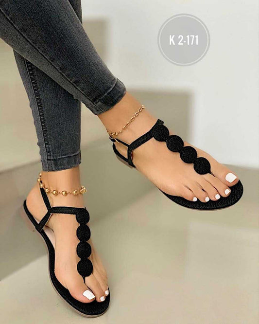 Summer Flip Toe Flat 40-43 Large Size Sandals Beach Shoes
