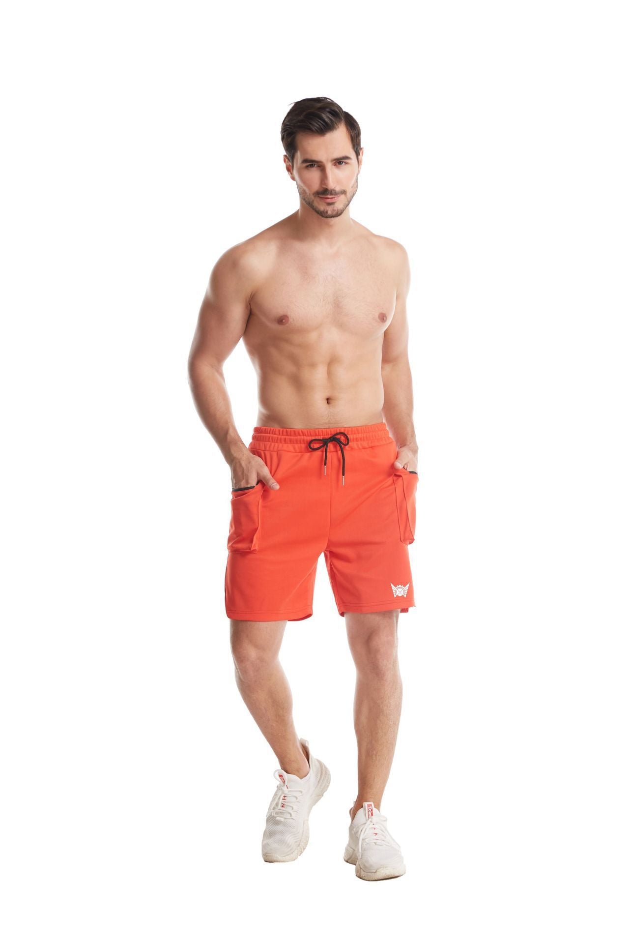 Men's Breathable Training Cool Five Quarter Pants For Summer Casual Wear