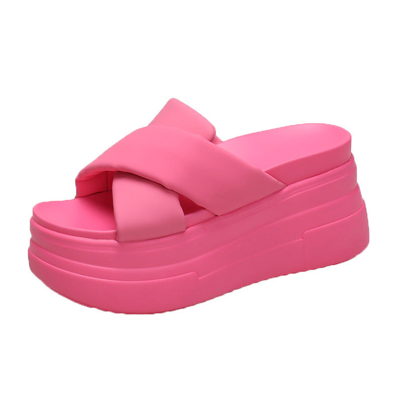Women's Summer Thick-soled Round-toe Sandals