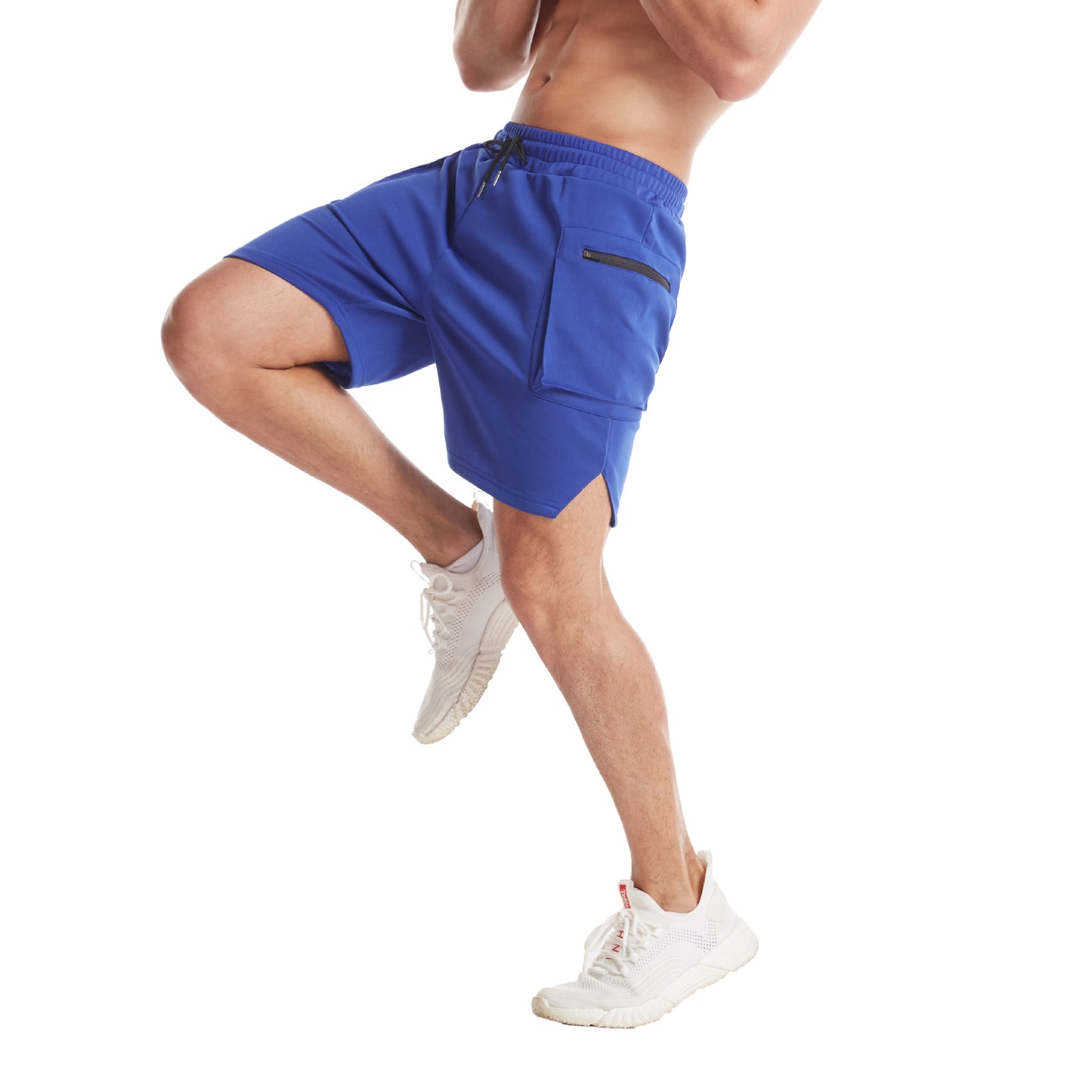 Men's Breathable Training Cool Five Quarter Pants For Summer Casual Wear