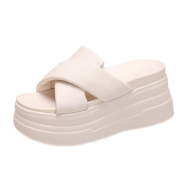 Women's Summer Thick-soled Round-toe Sandals