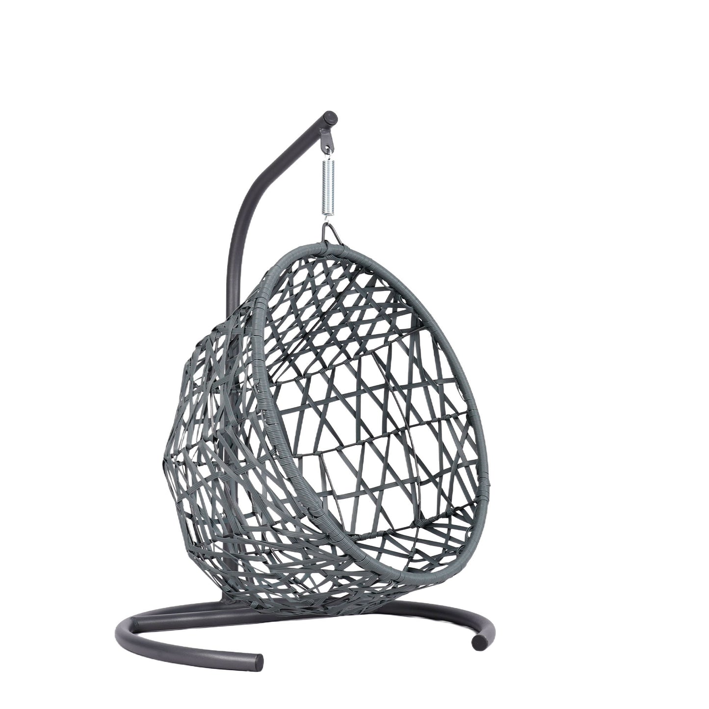 Cat Swing Bed With Stand And Cushion, Rattan Look Cat Egg Chair, Indoor Hanging Swing Cat Bed, Suitable For Cats, Small Dogs And Small Animals, Gray, Prohibited Platform Temu, Shein